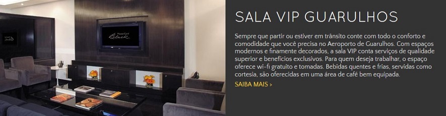 Link do site MasterCard Black ainda sem informações sobre a nova Sala VIP