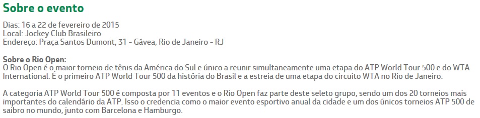 Sobre o evento