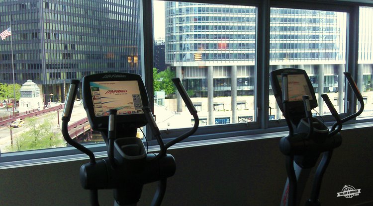 Fitness center do Wyndham Grand Chicago Riverfront