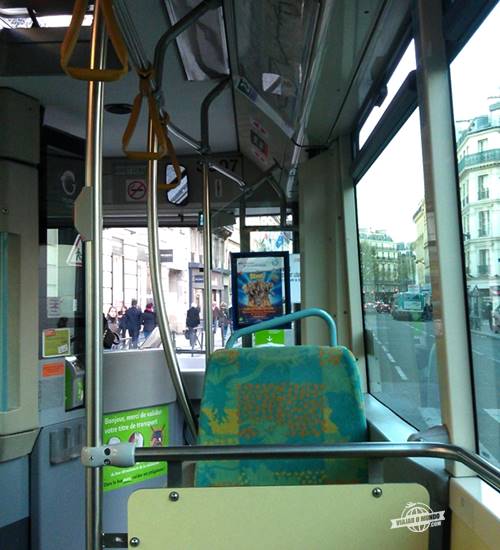 Interior do ônibus