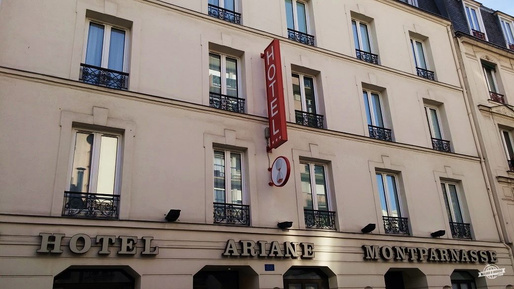 Fachada do Hotel Ariane Montparnasse