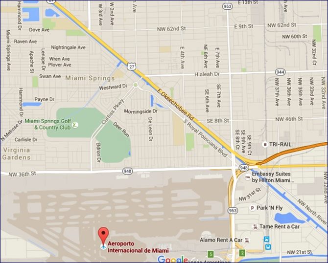 Google Maps - 9 horas em Miami (parte 2)