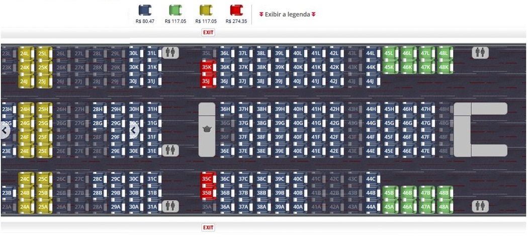 Classe Econômica do Boeing 777 renovado