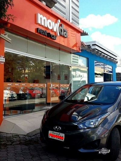 Alugando o carro na Movida
