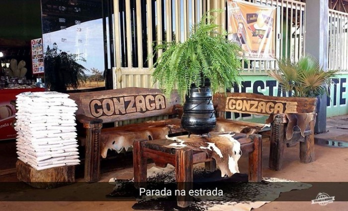 Primeira parada na estrada