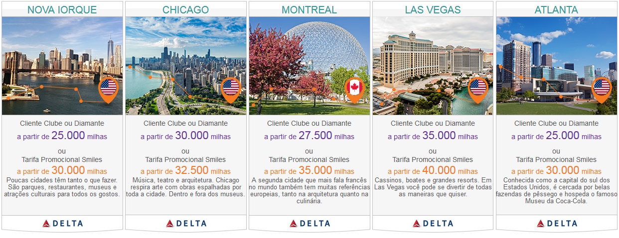 Promoção Smiles e Delta