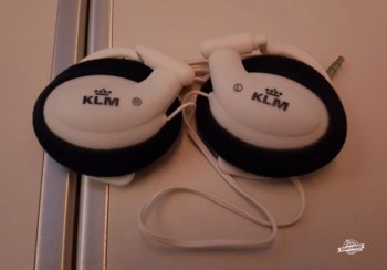 Fones de ouvido - KLM Boeing 787