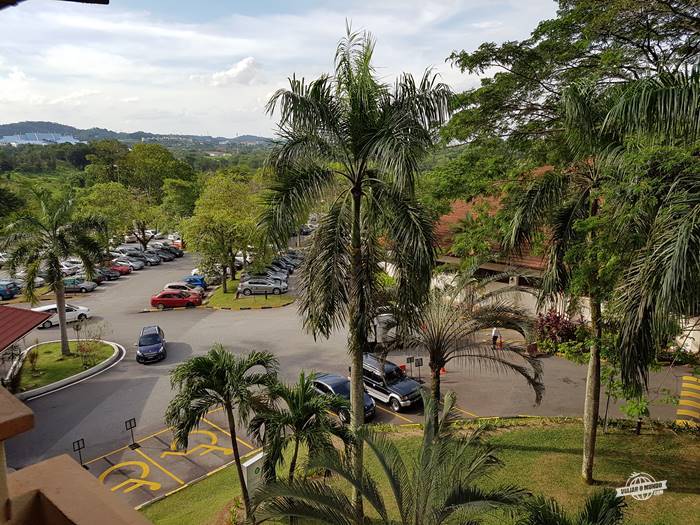 Vista do quarto - Palm Garden Hotel