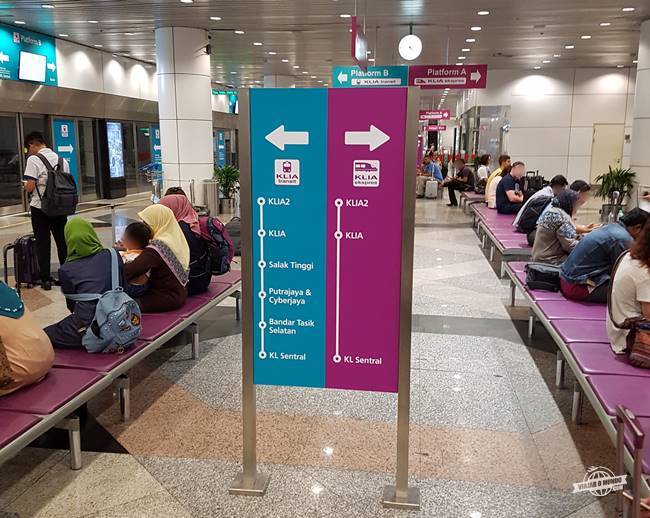 Área de embarque - KLIA Ekspres