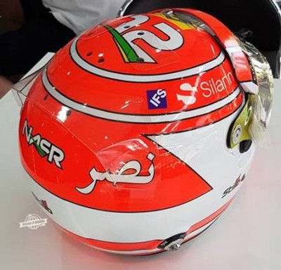 Belo capacete do Felipe Nasr