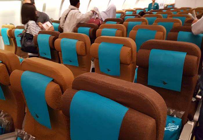 Classe Econômica do A330 da Garuda Indonesia