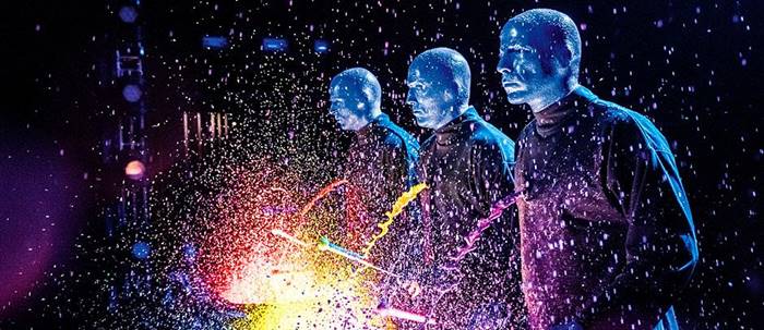 Show do Blue Man Group (fonte: www.blueman.com)