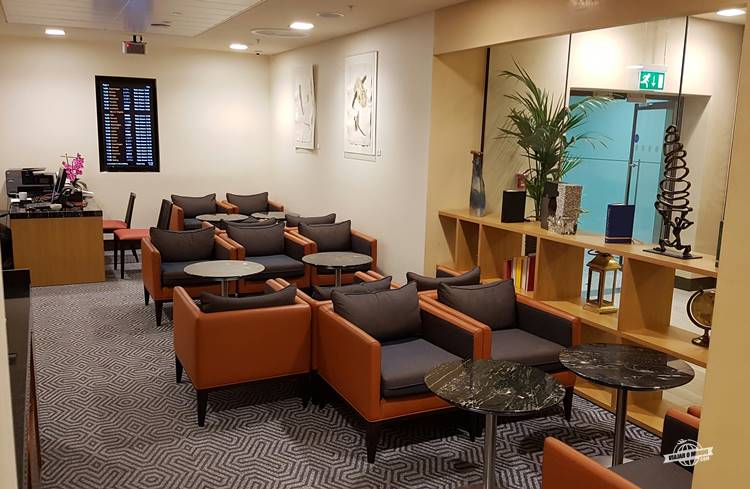 Business Center - Sala VIP SilverKris Lounge Singapore em Heathrow