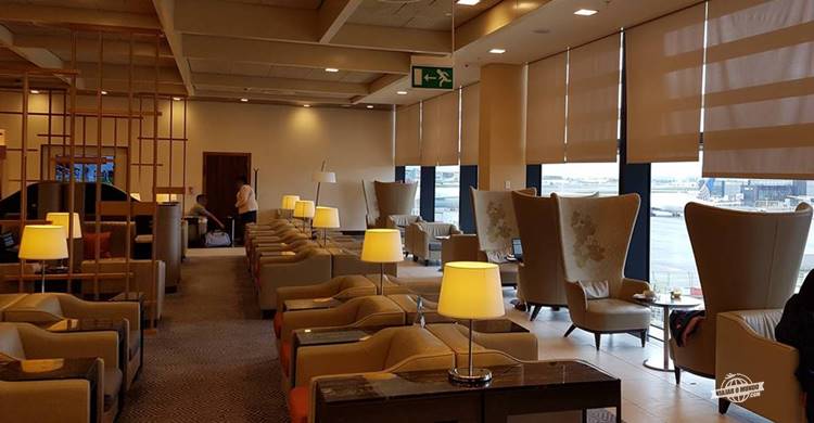 Sala VIP SilverKris Lounge Singapore em Heathrow