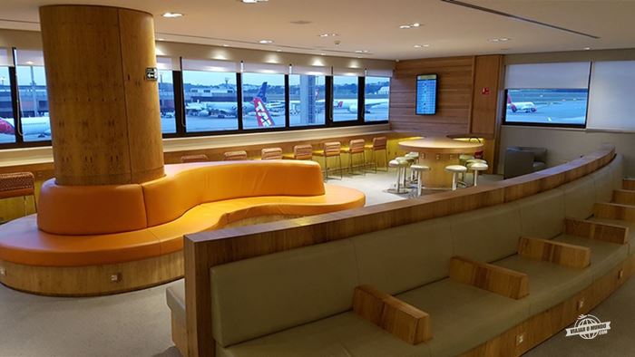 Ambiente principal - Gol Premium Lounge Doméstico do Aeroporto de Guarulhos