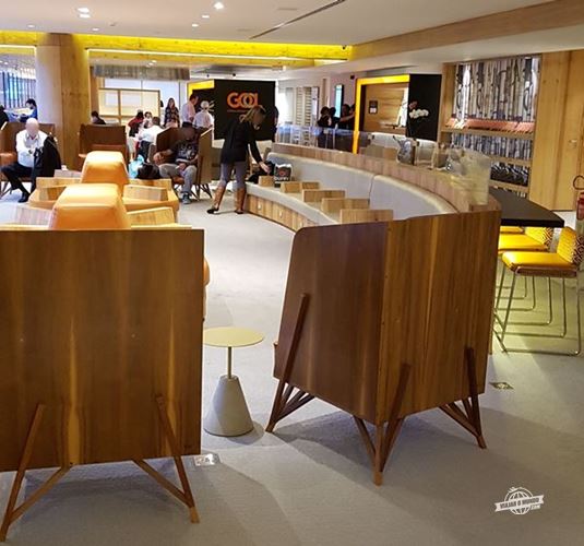 Ambiente principal - Gol Premium Lounge Doméstico do Aeroporto de Guarulhos