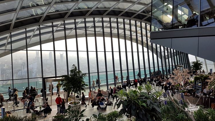 Sky Garden - Atrações imperdíveis em Londres