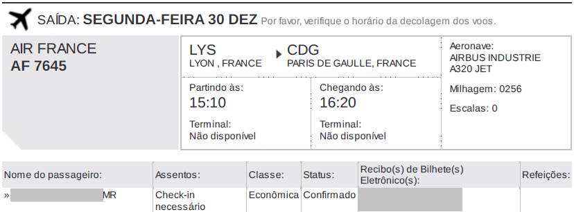 LYS - CDG AF 7645 (econömica)