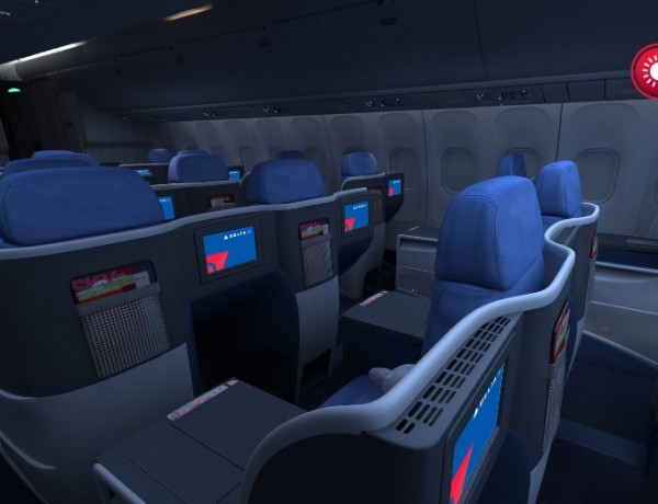 Delta disponibiliza Tour Virtual no Boeing 767!