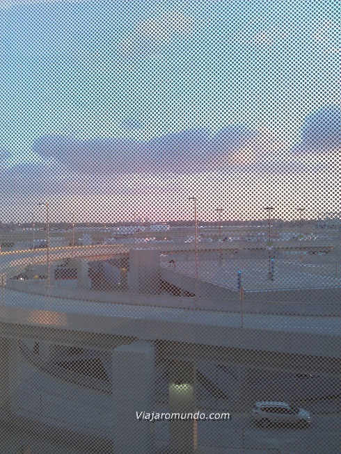 Vista do aeroporto