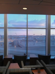 Vista do aeroporto