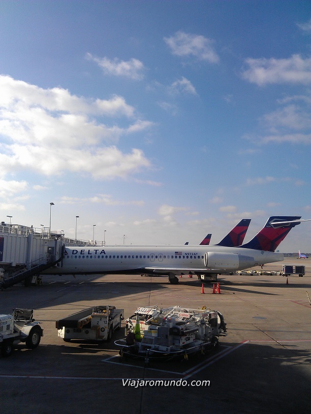 Aeronaves da Delta no Aeroporto de Atlanta