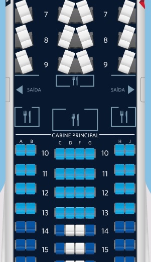 Airbus A330 na rota Rio - Atlanta