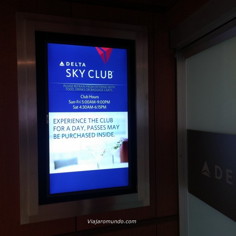 Entrada do Sky Club