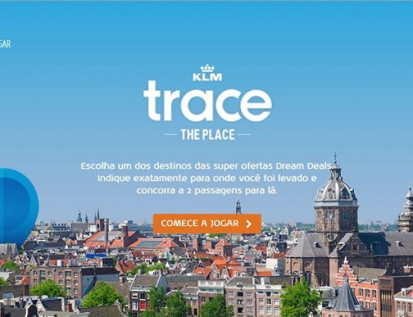KLM relança “Trace the place”, jogo on line que premiará com duas passagens aéreas