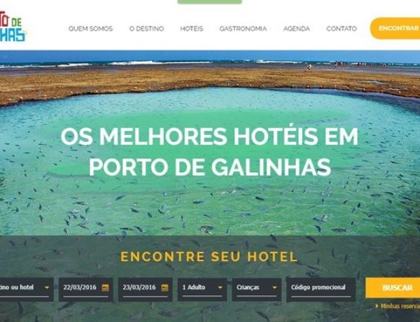 Porto de Galinhas lança novo site com central de reservas hoteleiras