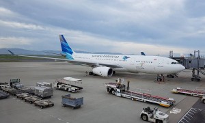 Classe Econômica do A330 da Garuda Indonesia (Jacarta – Osaka)