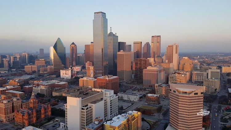 Vista do centro de Dallas - Geo-Deck 