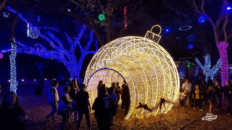 Iluminação de Natal - Dallas Zoo