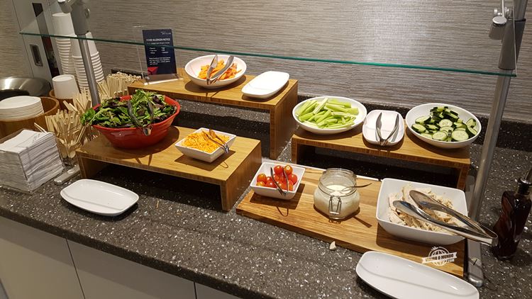 Buffet - Delta Sky Club do Aeroporto de Dallas