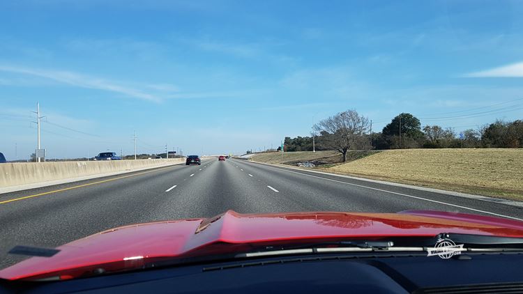 Pé na autoestrada I-35N