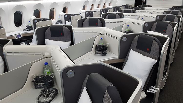 Classe Executiva Signature Class do 787-9 da Air Canada