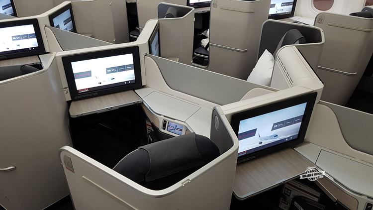 Assentos 6D e 6G da Classe Executiva Signature Class do 787-9 da Air Canada