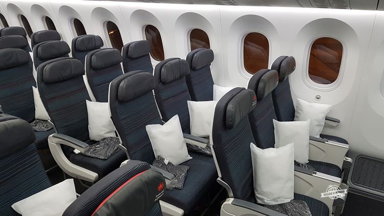 Classe Econômica do 787-9 da Air Canada