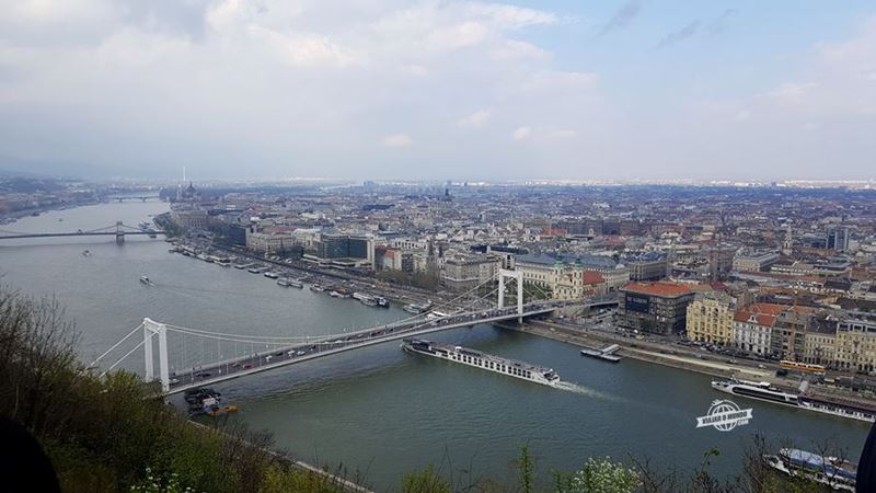 Vista da Citadella - Elisabeth Bridge. O que fazer em Budapeste. Blog Viajar o Mundo.