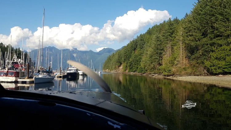 Taxiando em Bowen Island. Blog Viajar o Mundo.