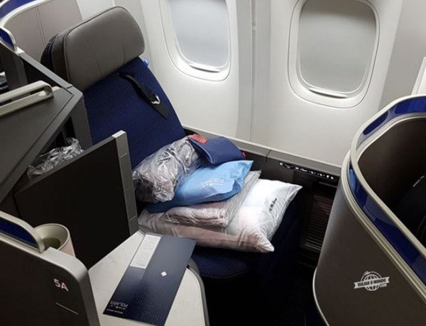 Como é voar na nova Executiva United Polaris